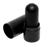 Черный двусторонний мастурбатор 10см ARCwave Ghost Reversible Pocket Manual Stroker CleanTech Silicone Male Masturbator Black