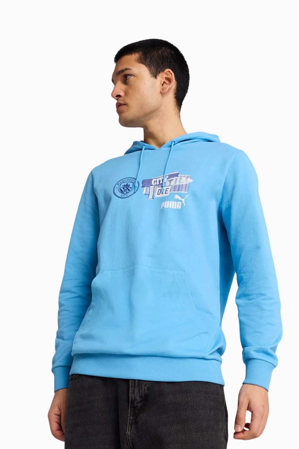 Кофта Puma Manchester City 24/25 ftblNRGY - голубой