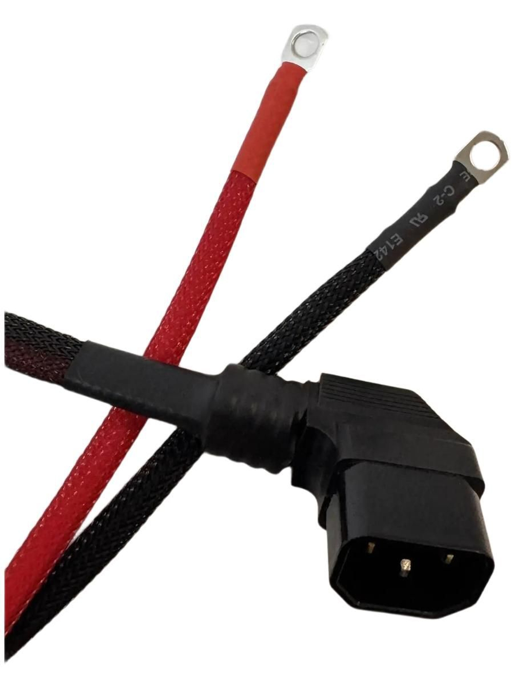 Провод кабель папа 2х6мм2 (70см) 10AWG аккумулятор-контроллер для электровелосипеда