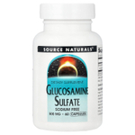 Source Naturals, Сульфат глюкозамина, 500 мг, 60 капсул