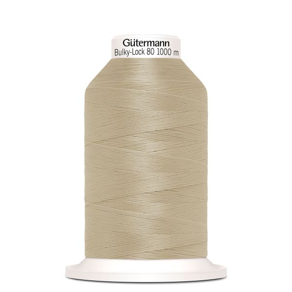 Нить текстурированная Gutermann Bulky-Lock 80 (1000 метров), 5 кат. | 722 св.бежевый