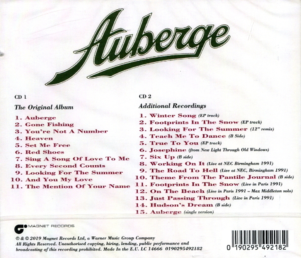 Chris Rea / Auberge (2CD)