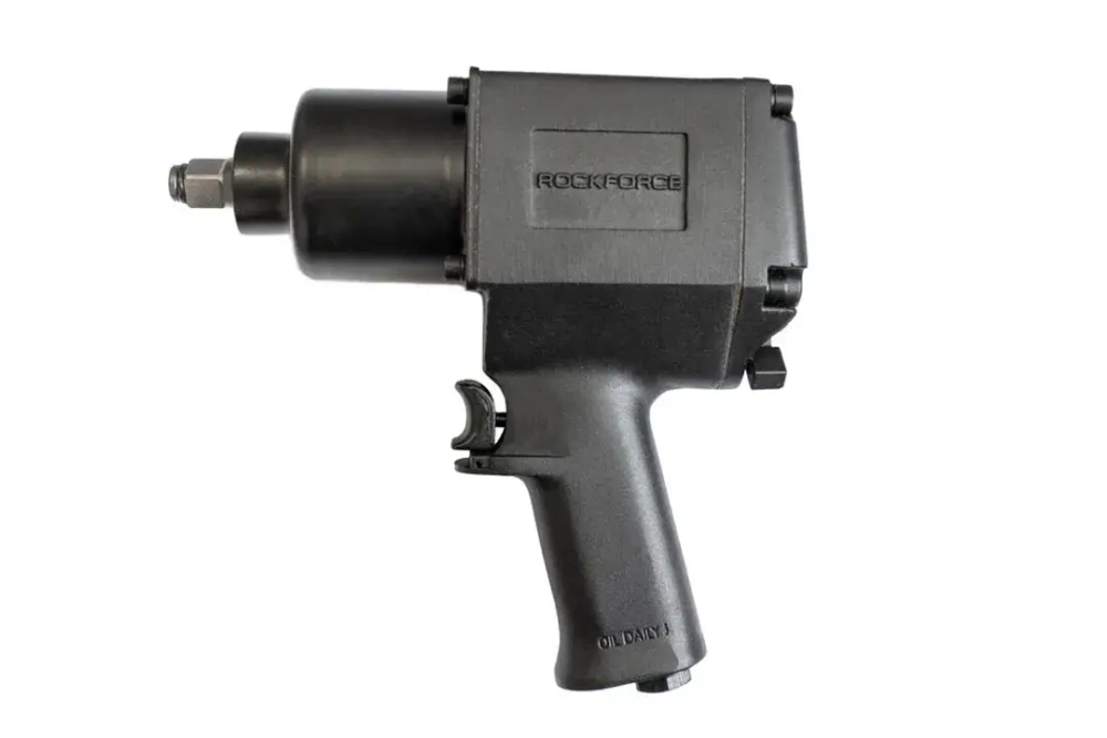 Пневмогайковерт ударный ''Twin Hammer''с реверсом и регулировкой усилия 1/2''(960Hм, 8500 об/мин,6.3bar,256 л/мин) RockFORCE RF-4142