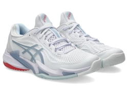 Женские теннисные кроссовки Asics Court FF 3 - white/sky