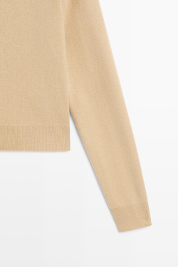 Massimo Dutti Кардиган с пуговицами, цвет верблюжьей шерсти