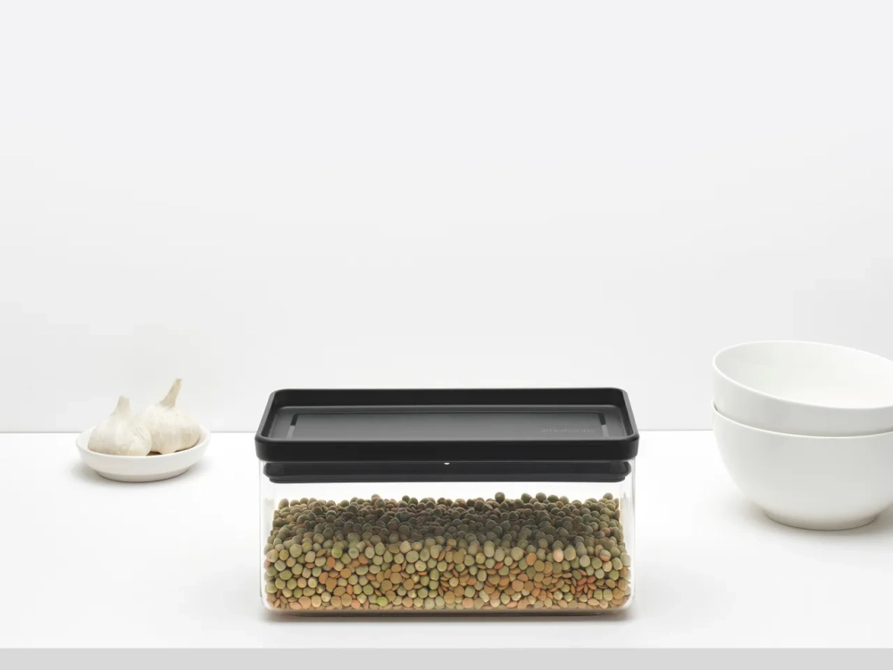 Brabantia Контейнер Tasty 22x11.2x10.6cm 1.5l темно-серый EAN 8710755229923