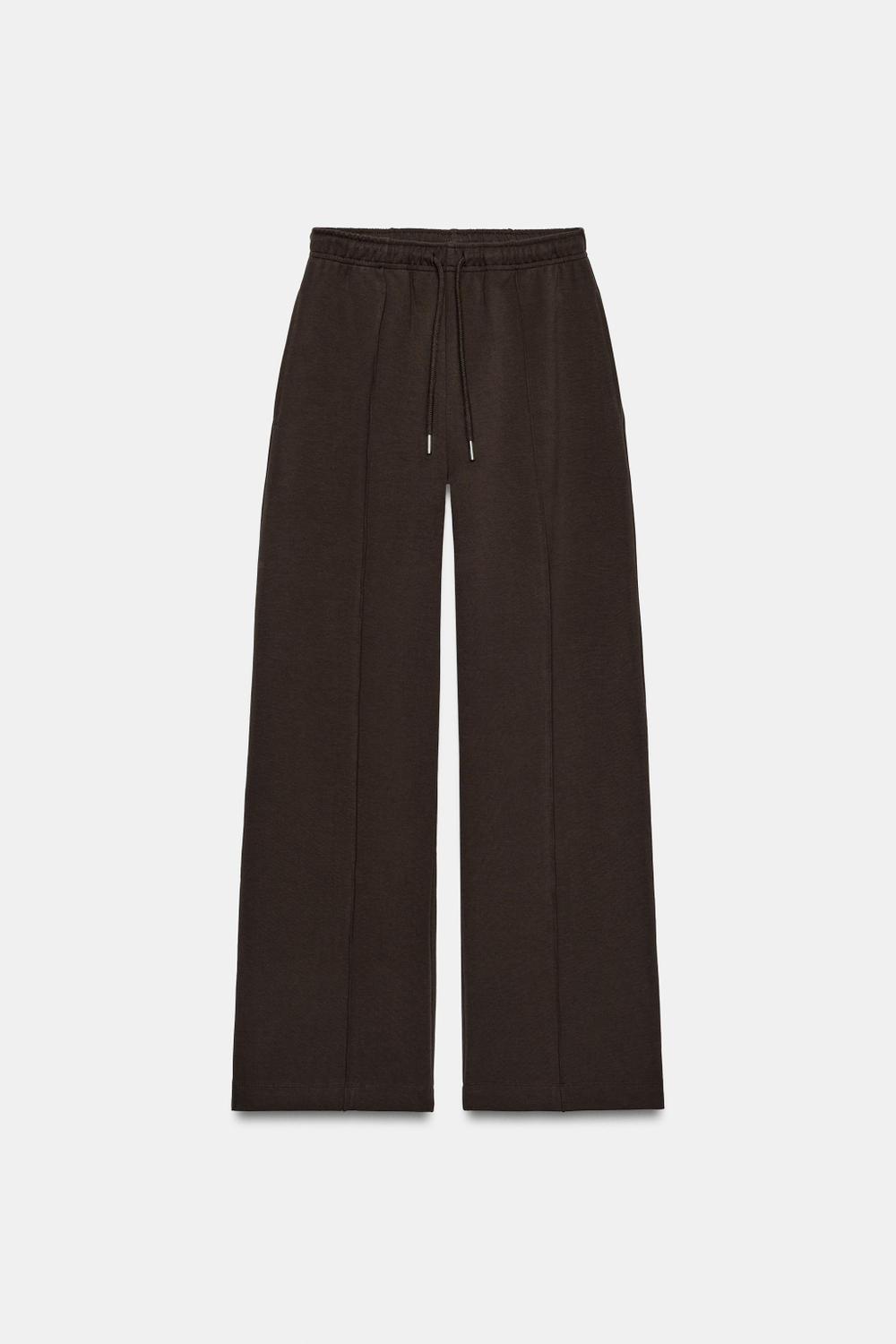 БРЮКИ ИЗ ИНТЕРЛОКА СО ШВАМИ — ZARA