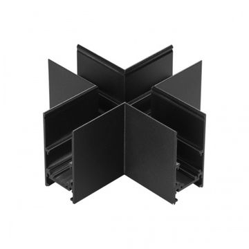 Соединитель для низковольтного шинопровода X-образный 135172 чёрный Flum Novotech