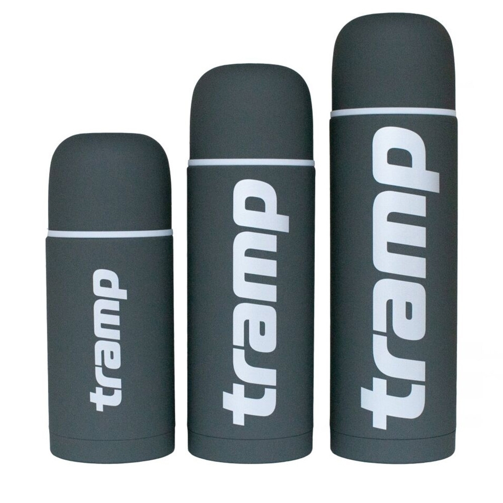 Tramp Термос Soft Touch 1.2 л, TRC-110, серый