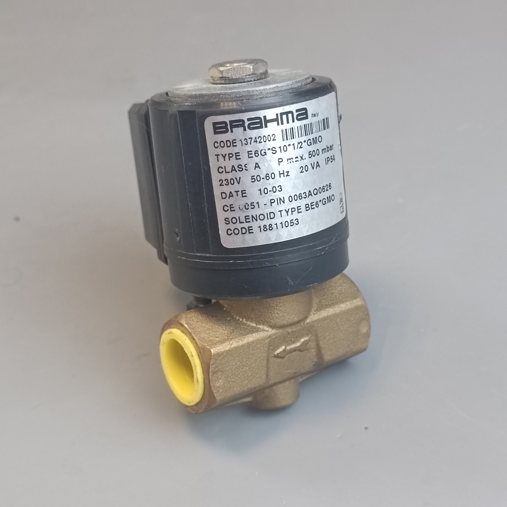 Газовый клапан BRAHMA E6G*S10*1/2*GMO, арт. 13742002