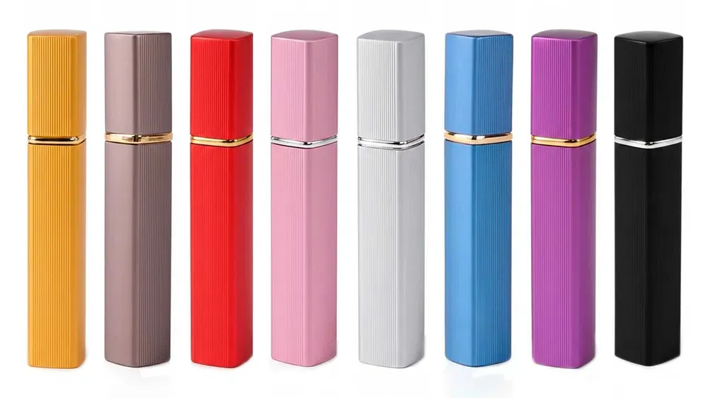 Aluminum atomizer with glass bottle 10 ml