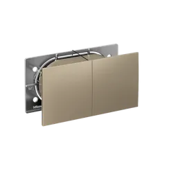 Розетка с крышкой Systeme Electric AtlasDesign Шампань ATN000528