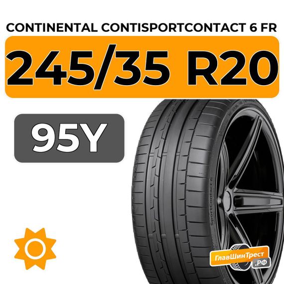 Continental ContiSportContact 6 FR 245/35 R20 95Y XL