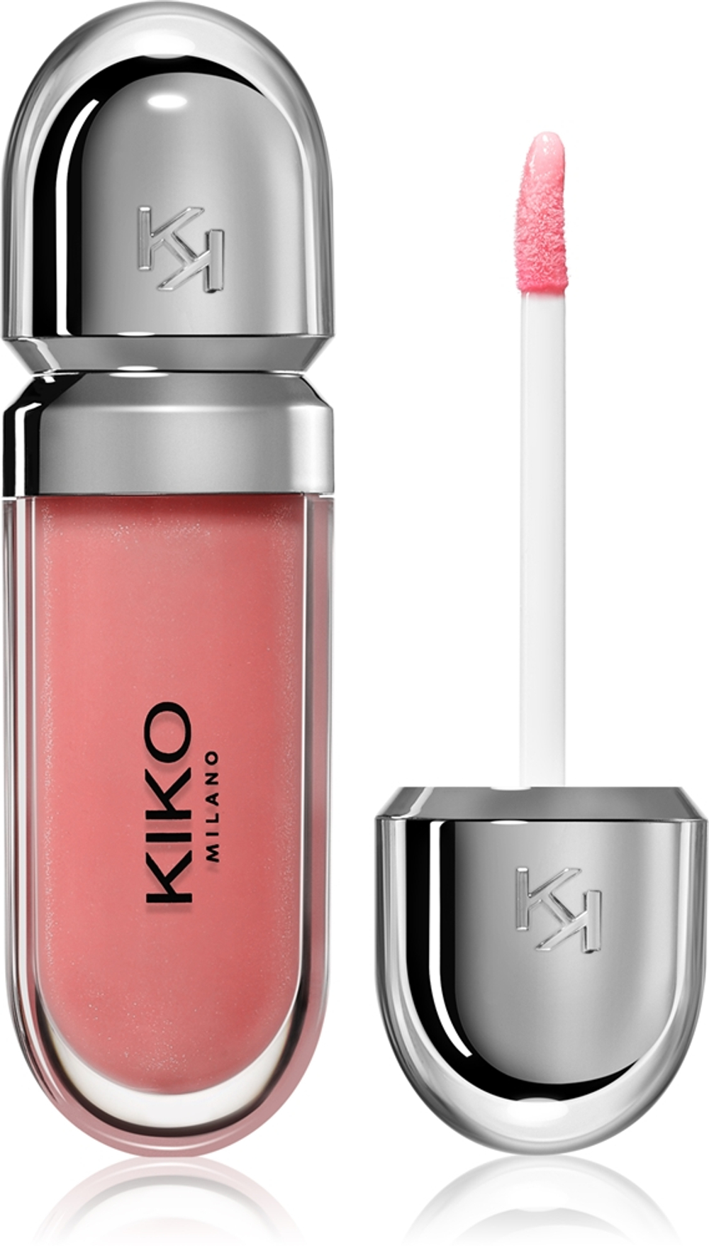 KIKO Milano 3D Hydra - Увлажняющий блеск для губ оттенок 07 Pink Magnolia, 6 ml