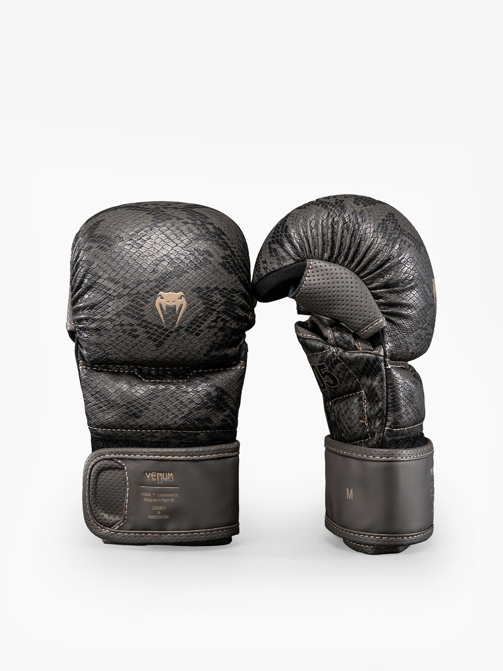 Перчатки ММА Venum Impact Evo Scales Dark Grey