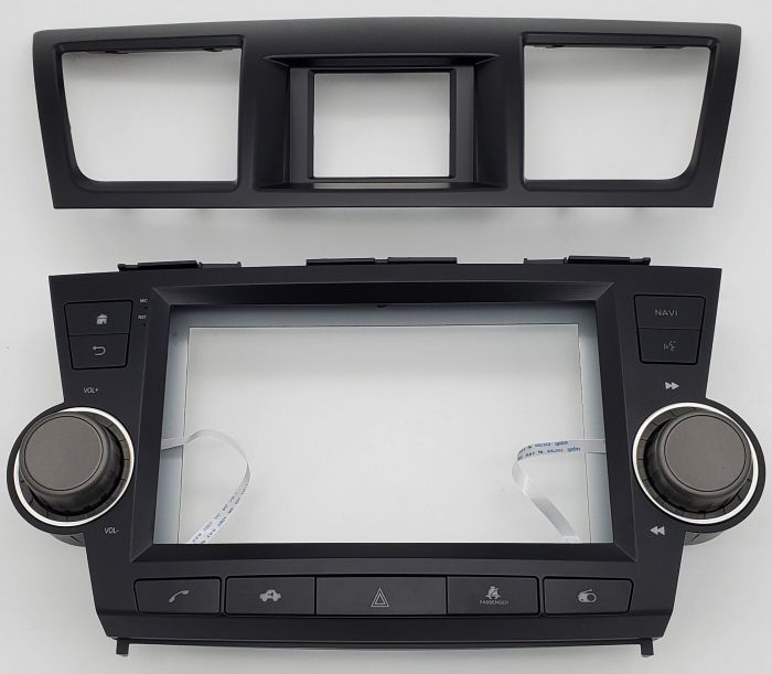 Магнитола для Toyota Highlander 2 2007-2013 XU40 - Kuberg OL-9431-2 IPS, Android 10, 4G SIM-слот (кнопки + крутилки)