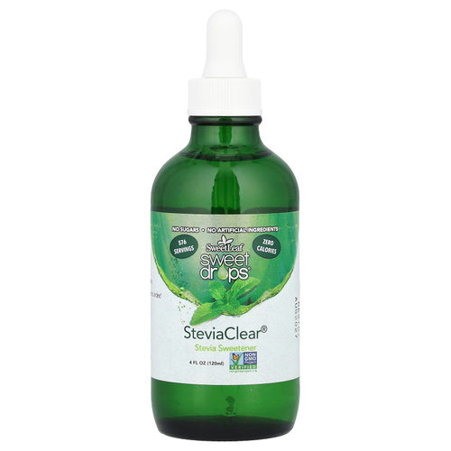 SweetLeaf Stevia, Sweet Drops®, SteviaClear®, 120 мл (4 жидк. Унции)