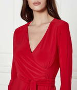 Платье с ремешком CARLYNA LAUREN RALPH LAUREN - красный(250769904)