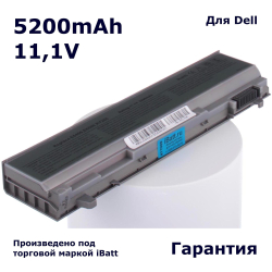 Аккумулятор iBatt 5200mAh для ноутбука Dell PT650, PT434, MP303, PT436