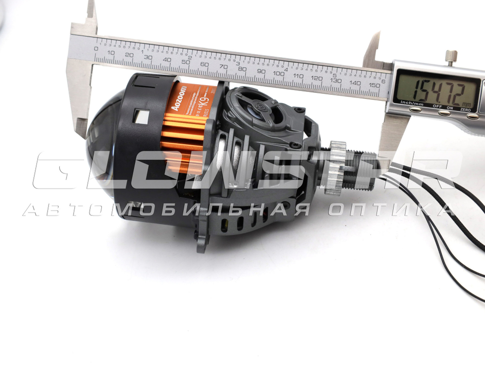 Билед модули Aozoom K9 3.0 дюйма, 2 чипа, 5500K, 12V, 65W/73W, крепление 3R и съемное гаечное (комплект, 2шт)