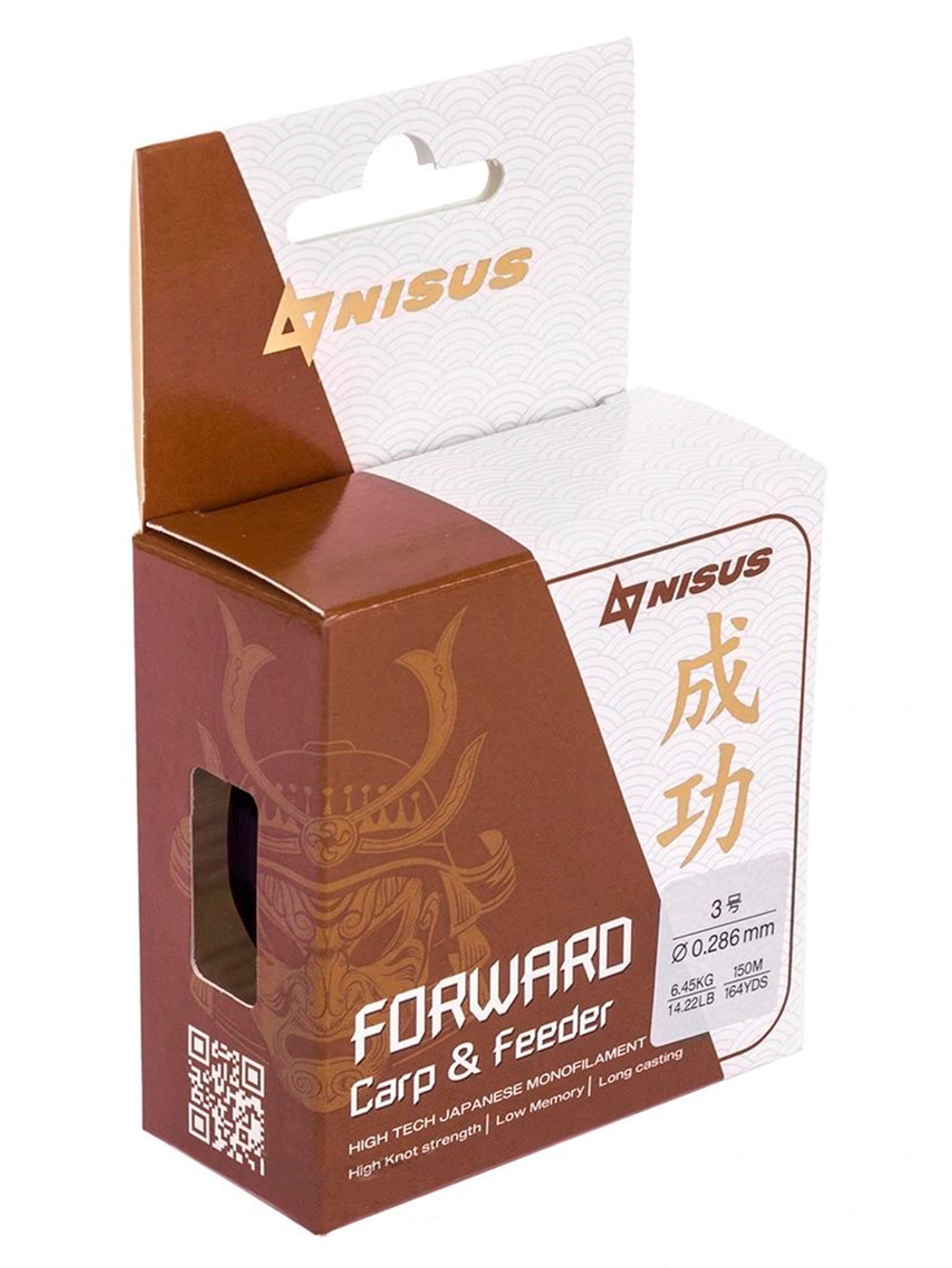 Леска для рыбалки Nisus FORWARD Carp&Feeder brown Nylon 0,437mm/150m (N-FCF-0437-150)