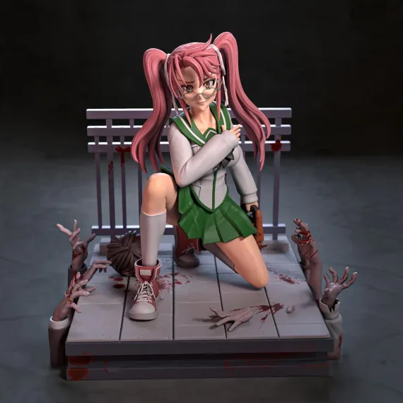 Saya Takagi diorama - Highschool of the Dead