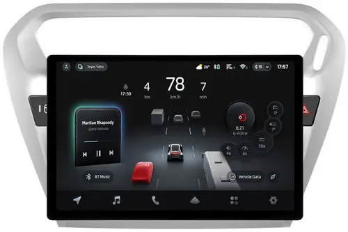 Магнитола для Peugeot 301, Citroen C-Elysee - Teyes CC4-PRO монитор 13" 2K QLED на Android 13, Быстрейшая, Snapdragon 778G, ИИ, CarPlay, DSP, 4G SIM-слот