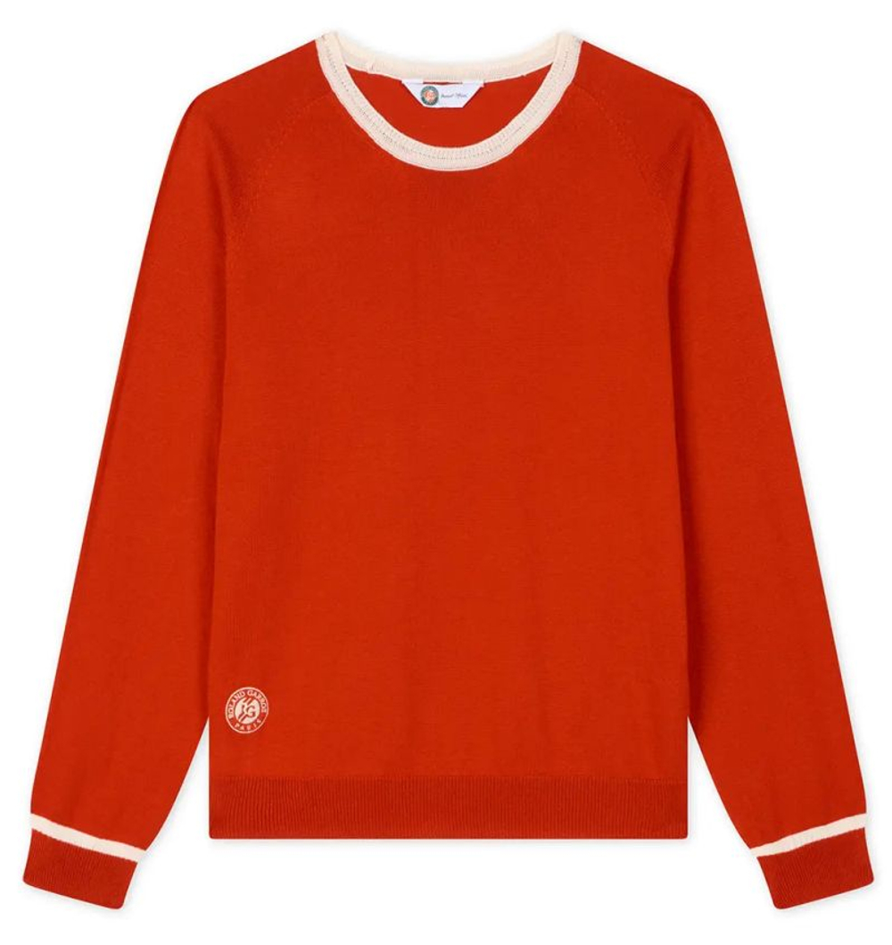 Женская теннисная толстовка Roland Garros Heritage Tiffany Sweater - clay