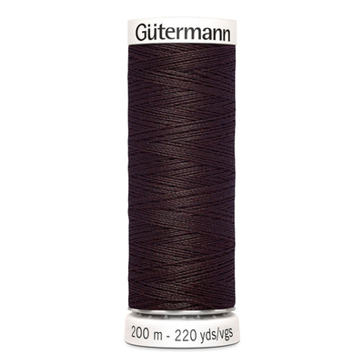 Нитки универсальные Gutermann Sew-all 100 (200 метров), 5 кат. | 023 горький шоколад