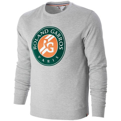 Мужская кофта теннисная Roland Garros Sweat Shirt Big Logo M - gris