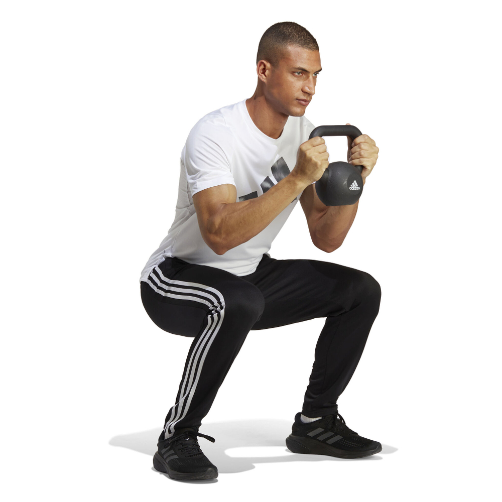 Мужские теннисные штаны adidas Training Essential Base 3 Training Pants Men - Black, White