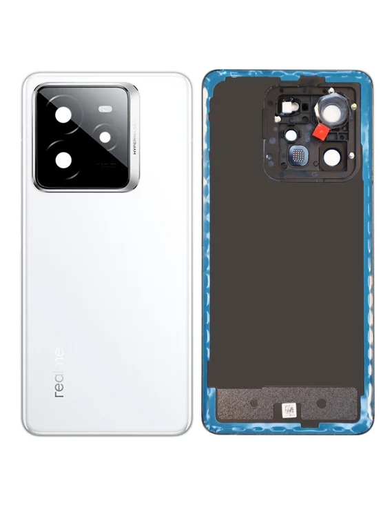 Задняя крышка для Realme GT 7 Pro Белая (White) со стеклом камеры