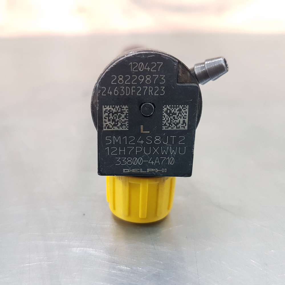 Форсунка топливная DELPHI 28229873 / 33800-4A710 (ВОССТАНОВЛЕННАЯ оригинал)