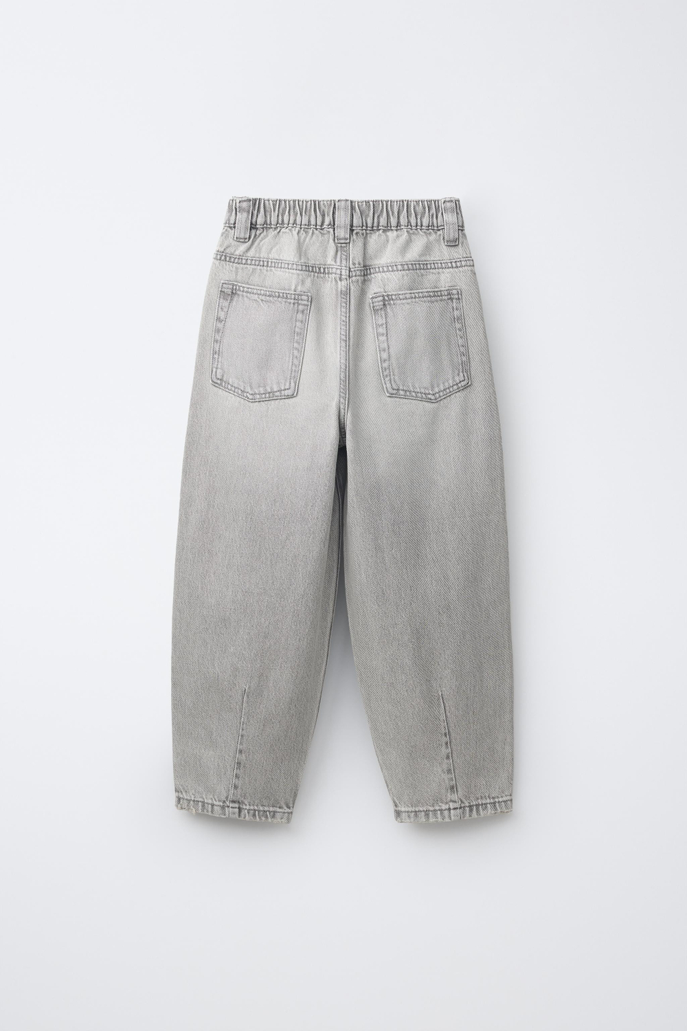 ZARA ДЖИНСЫ BALLOON, СЕРЫЙ