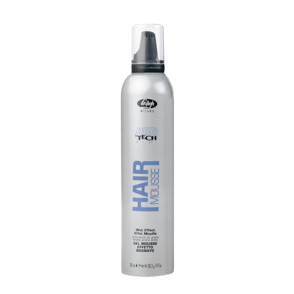 Мусс-гель для укладки для создания эффекта "мокрых волос" «High Tech Hair Gel Mousse Wet Effect» (300 мл)