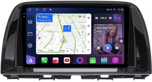 Магнитола для Mazda CX-5 2011-2017 (тип B) - FarCar BM223M-2K монитор 9.5" 2K QLED на Android 14, Быстрая, CarPlay, 4G SIM-слот
