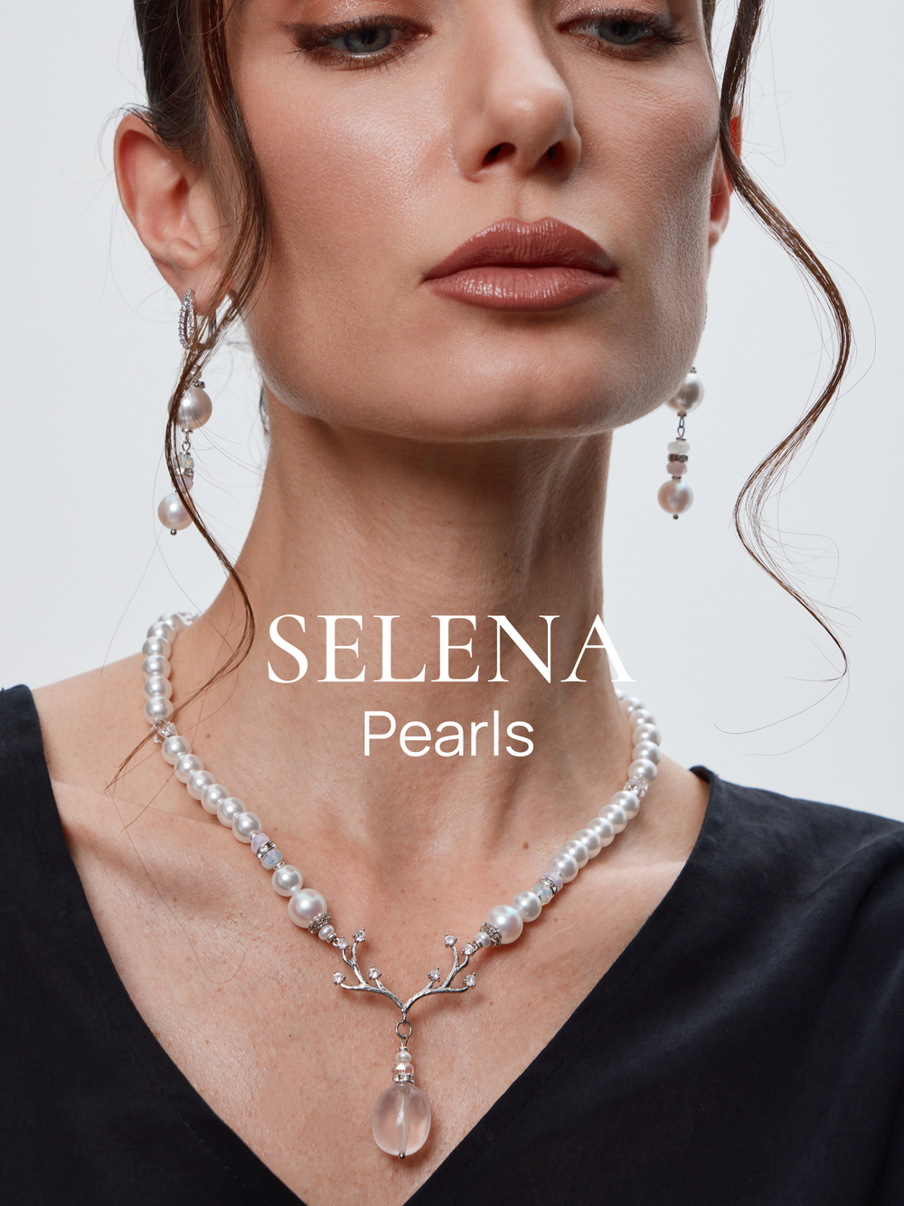 91004270 Колье Selena Pearls