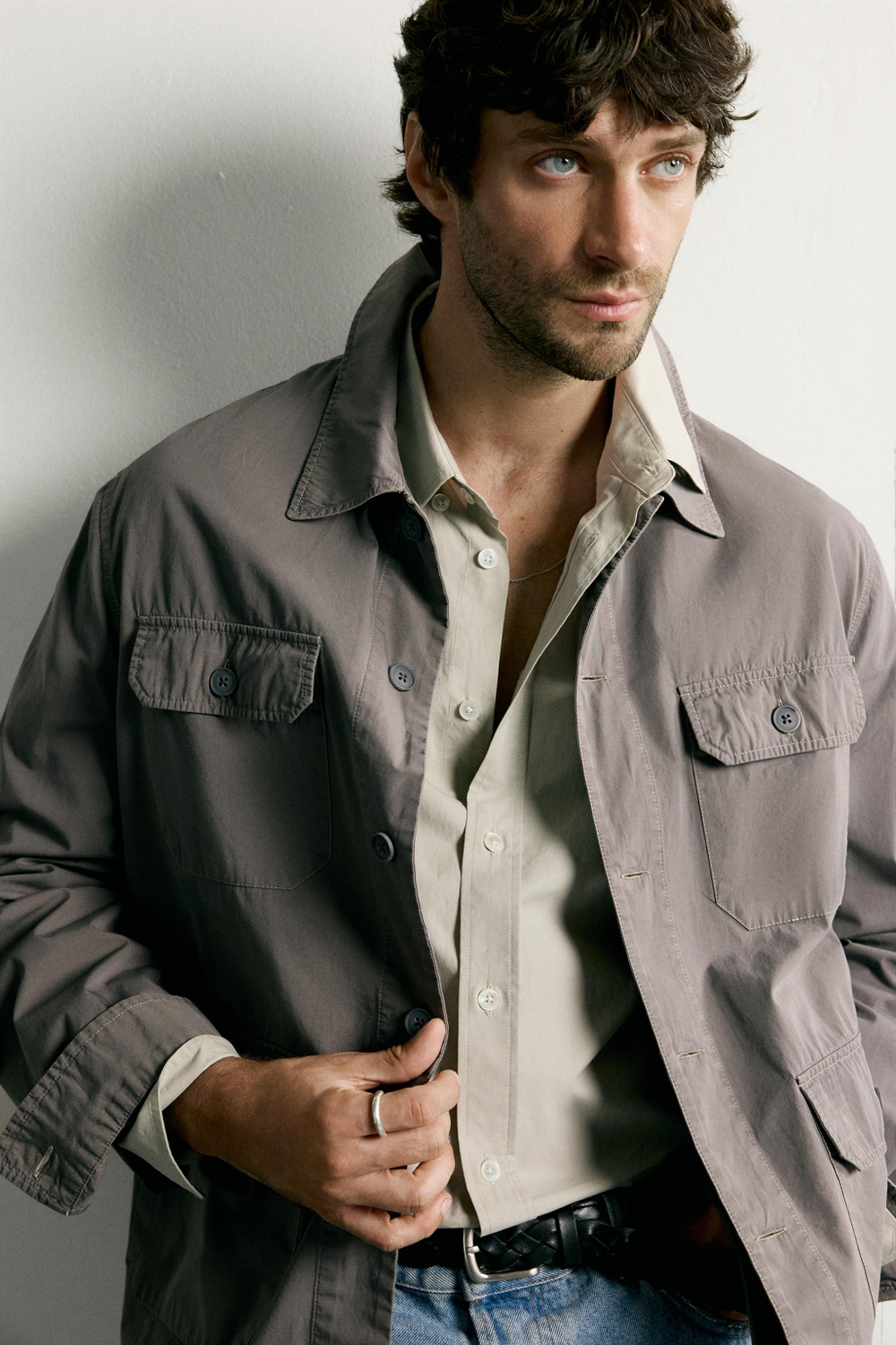 ЛЕГКАЯ КУРТКА-РУБАШКА С КАРМАНАМИ — ZARA
