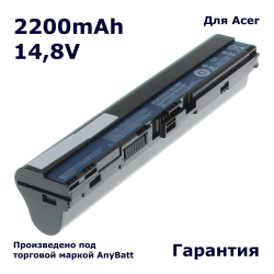 Аккумулятор AnyBatt 2200mAh для ноутбуков Acer AL12B32, AL12B72 ( 14.8В)