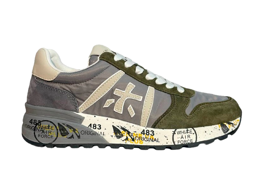 Premiata 2022-90F (Grey/Green)
