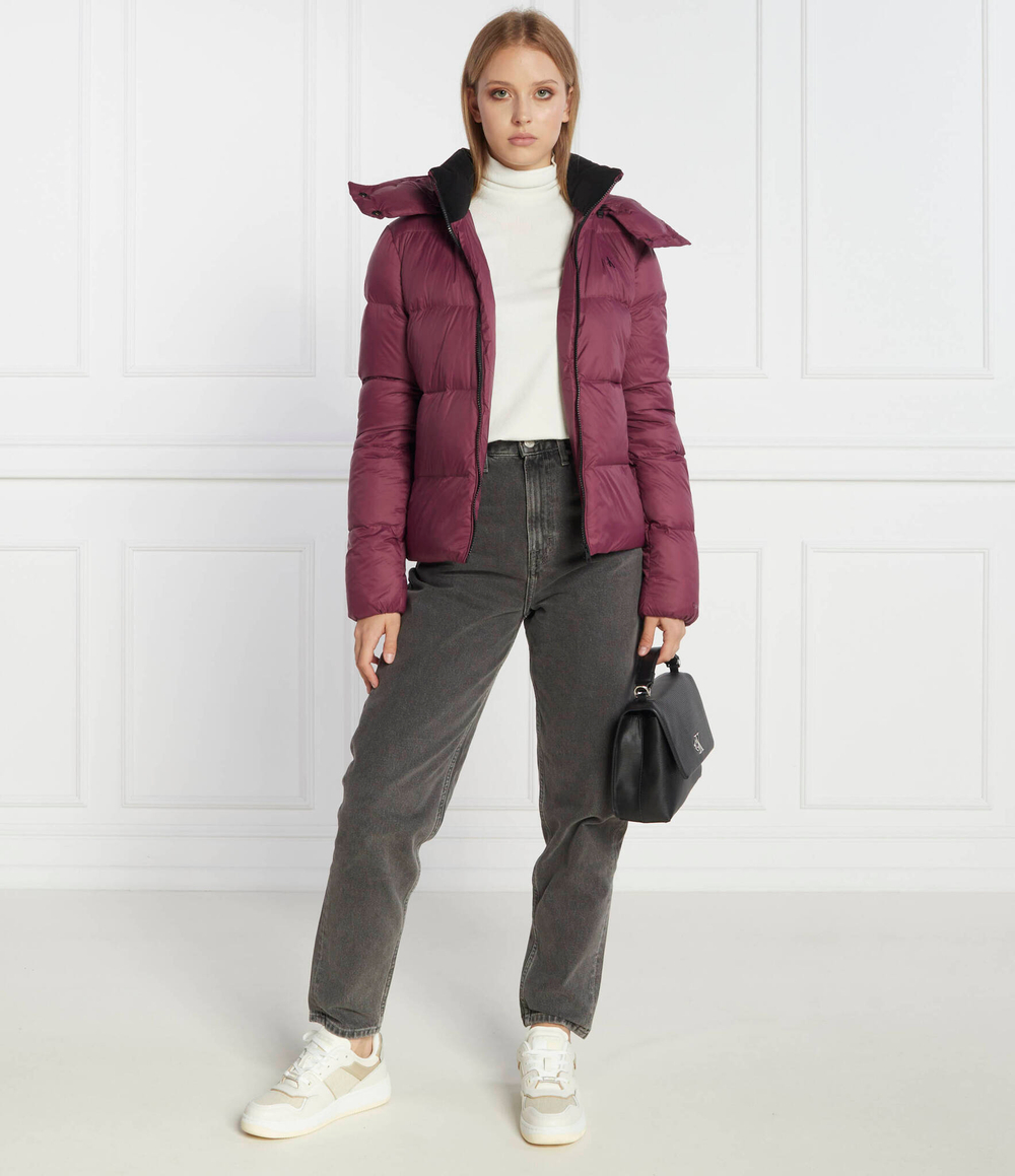 Пуховая куртка CALVIN KLEIN JEANS - фиолетовый(J20J221646)