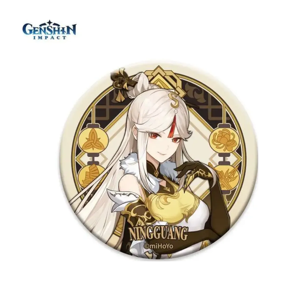 Значок Genshin Impact Liyue Harbour Character Can Badge Ningguang — повтор основного фото