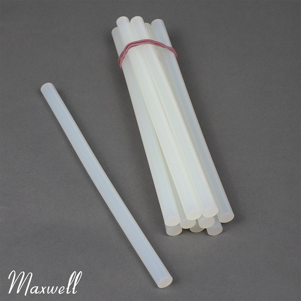 Клеевые стержни для клеевого пистолета прозрачный Maxwell Glue ⌀11,2мм, 210мм, уп.20 шт Клеевые стержни для клеевого пистолета прозрачный Maxwell Glue ⌀11,2мм, 210мм, уп.20 шт