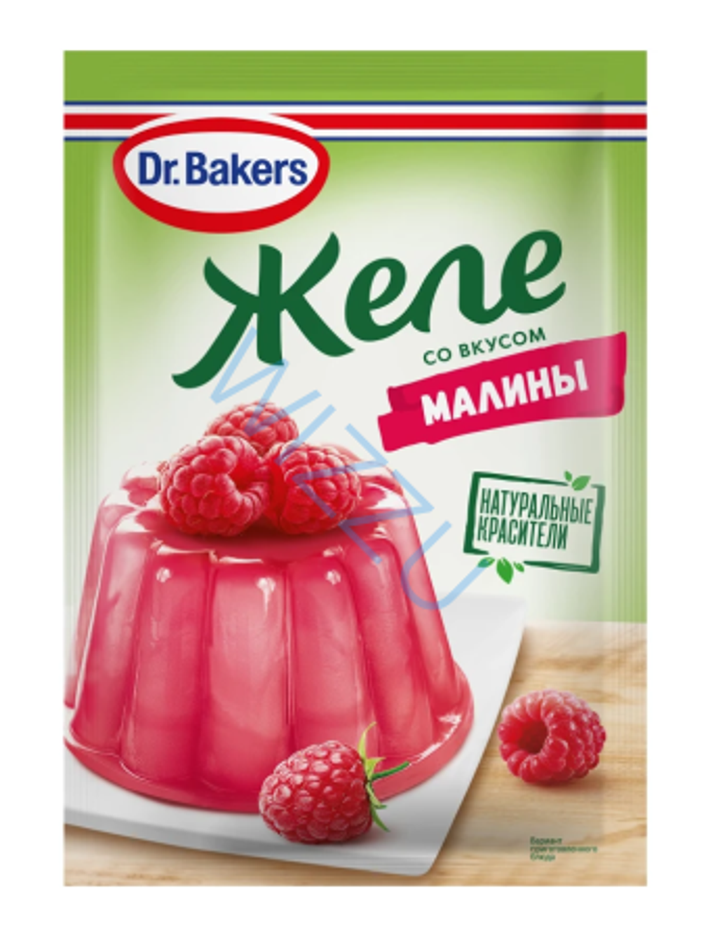 Желе со вкусом малины Dr. Bakers 45гр*35шт