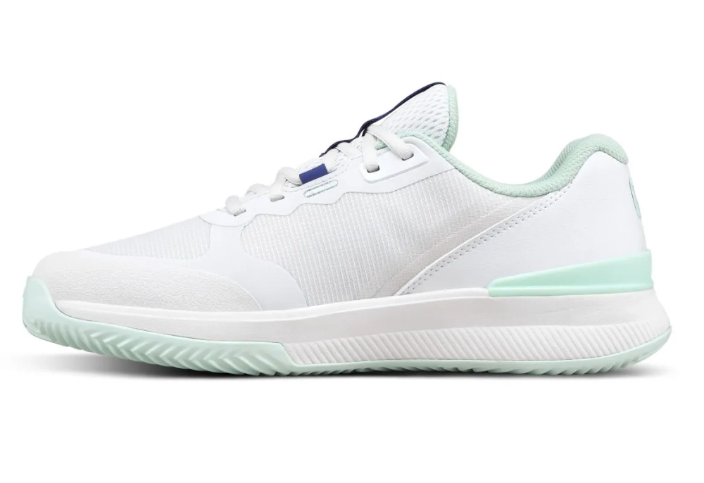 Женские теннисные кроссовки Wilson Intrigue Pro Clay - white/bay/skipper blue