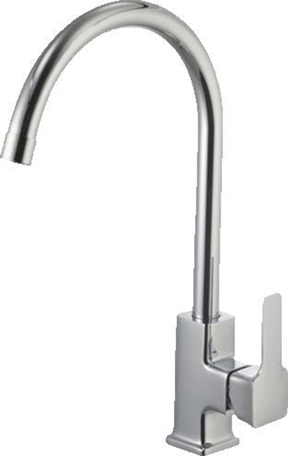 смеситель кухня LEMARK Basis, картридж 25мм, высокий излив LM3605C