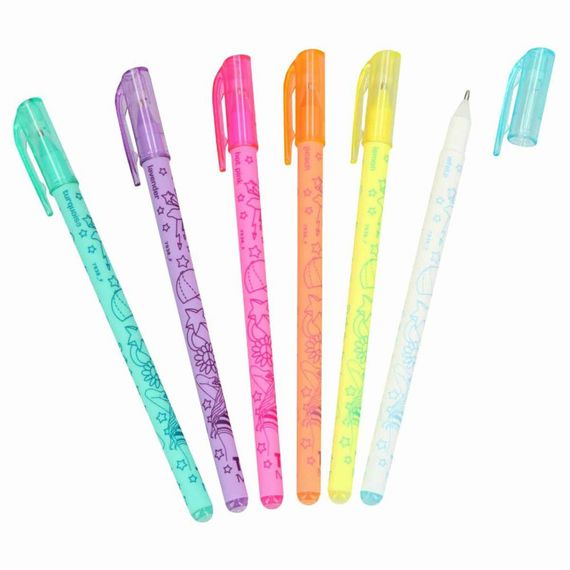 Ручка TOPModel Neon Gelpen Set, 6 colors