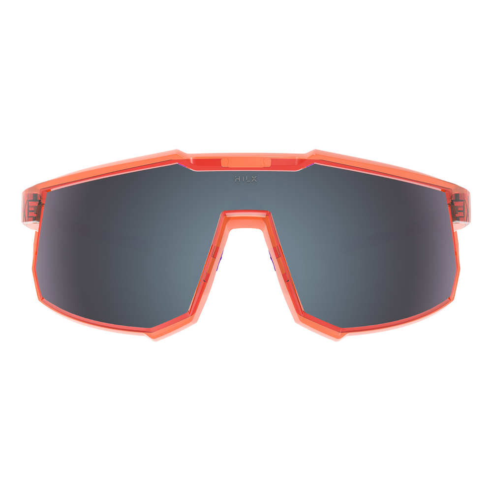 Спортивные очки с диоптриями HILX Big Head / Shiny Orange Purple / Silver Lens