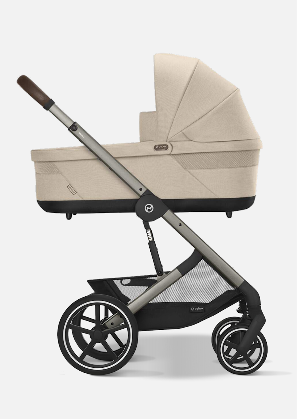 Cybex Детская коляска Balios S Lux BLK 2 в 1 цвет Almond Beige