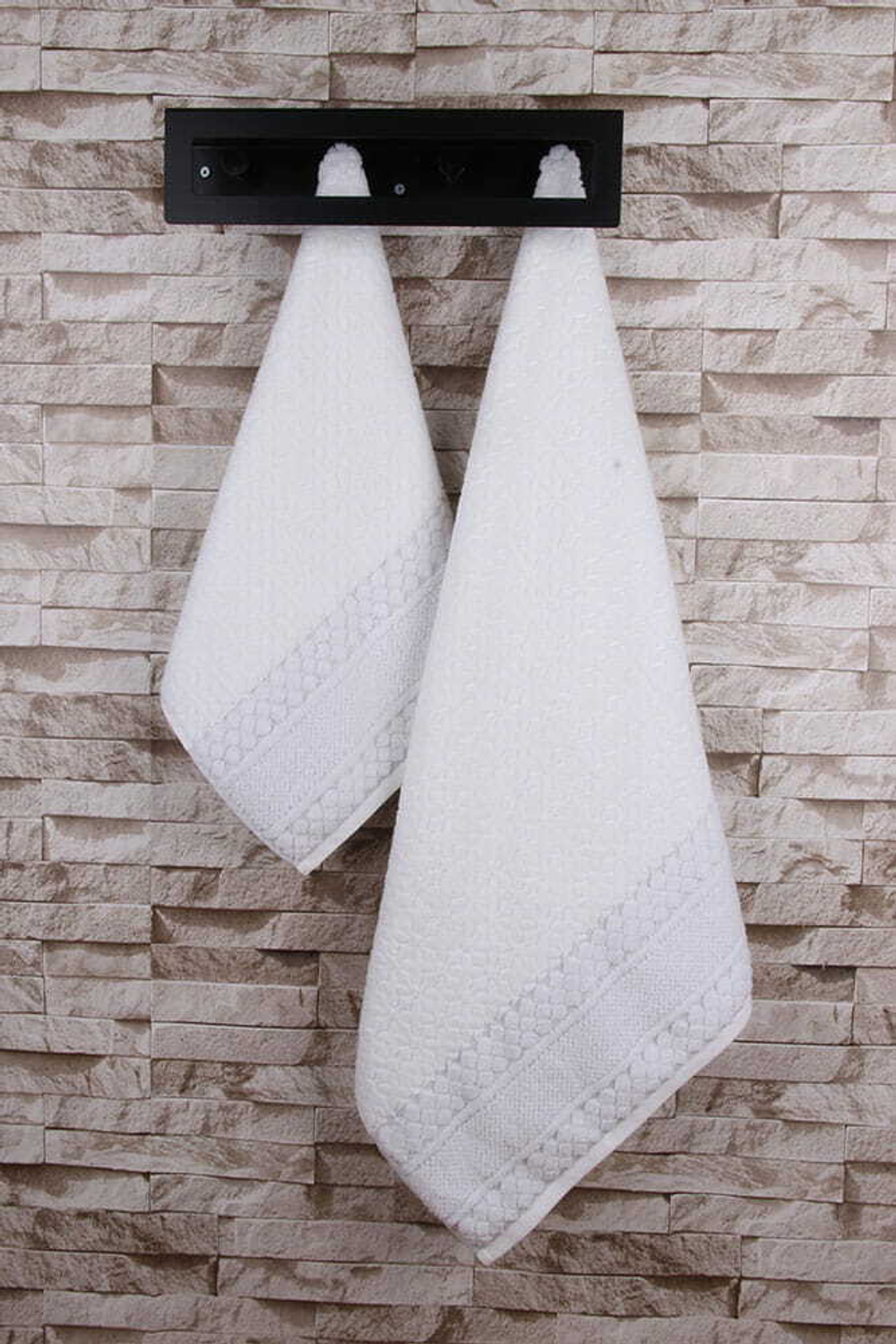 Полотенце 70х140 Arya home Fly белое